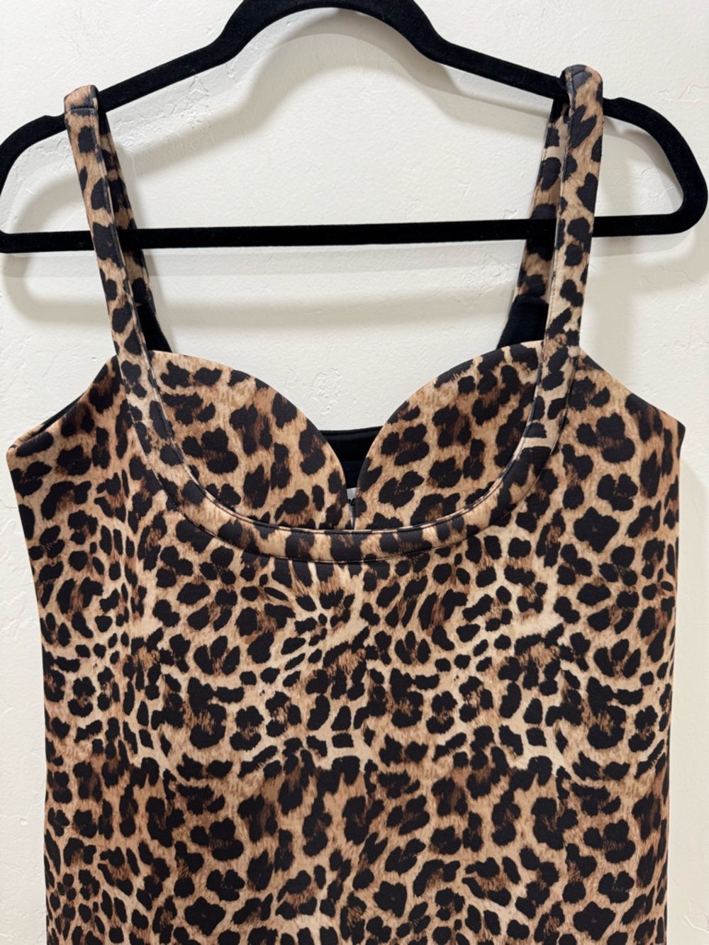 NWT Anthropologie Dhruv Kapoor Leopard Mini Dress Women's Medium Cocktail - Picture 5 of 16